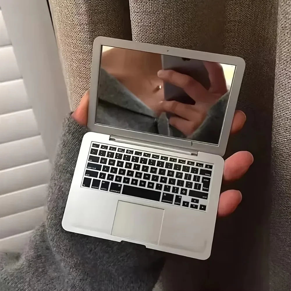 Mini Miroir de Poche Ordinateur – Pliable & Portable 💻✨